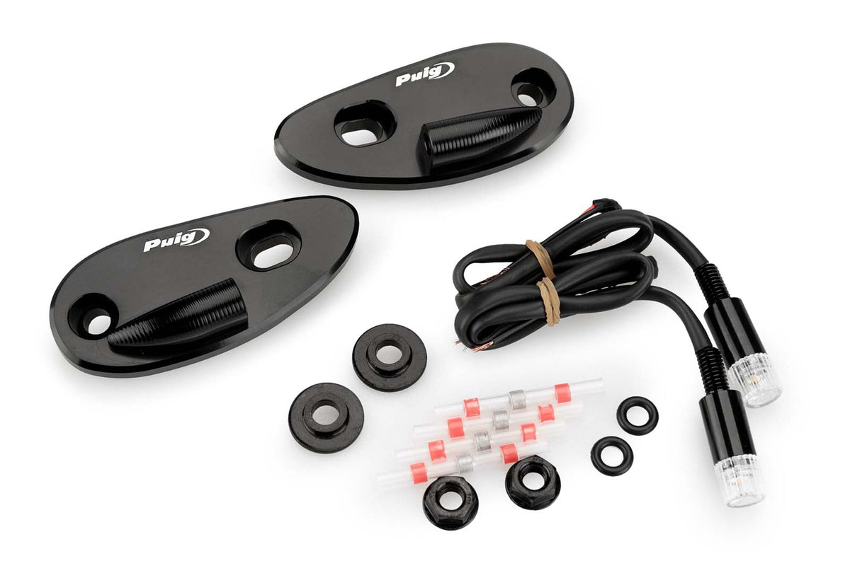 PUIG TAPPI FORO SPECCHIETTO CON FRECCE TAB HONDA CBR1000RR-R FIREBLADE SP 20-21 NERO