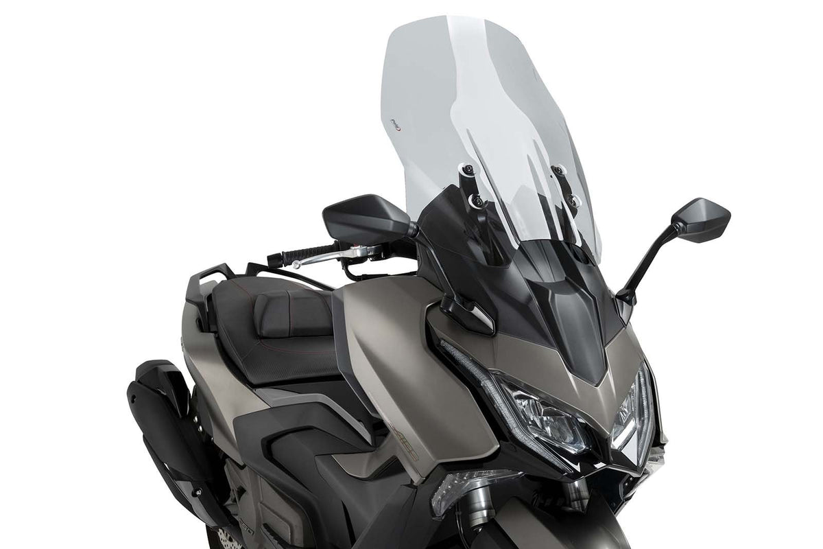 PUIG CUPOLINO V-TECH LINE TOURING KYMCO AK550 PREMIUM 24-25 FUME CHIARO