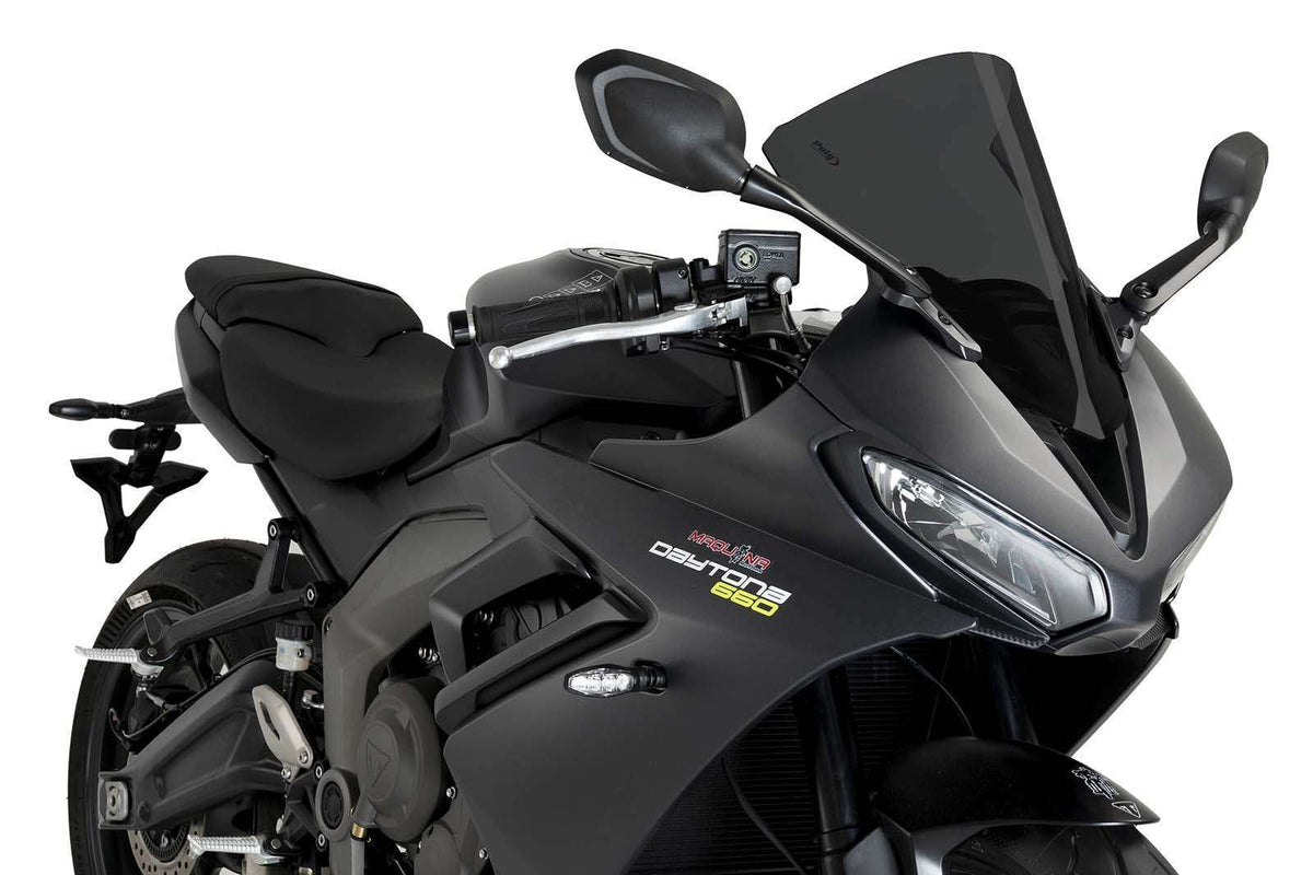 PUIG CUPOLINO R-RACER PER TRIUMPH DAYTONA 660 24-25 FUME SCURO