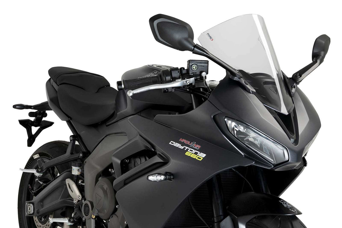PUIG CUPOLINO R-RACER PER TRIUMPH DAYTONA 660 24-25 TRASPARENTE