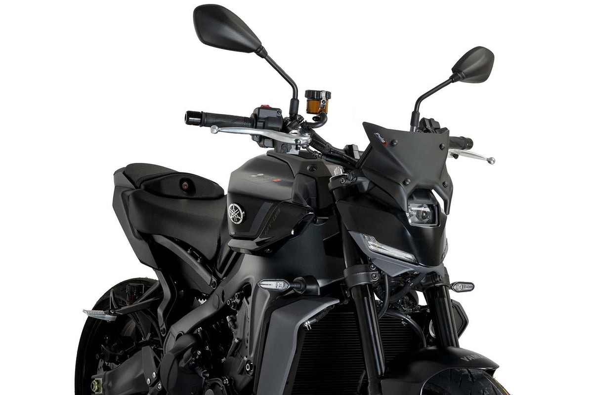 PUIG CUPOLINO NAKED N.G. SPORT PLUS PER YAMAHA MT-09 SP 24-25 NERO OPACO