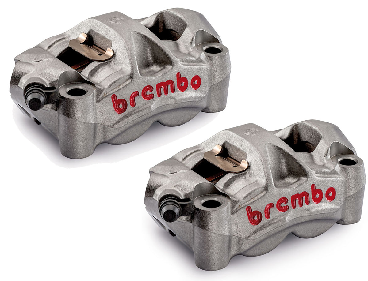 BREMBO KIT PINZE FRENO RADIALI M50 MONOBLOCCO PER KTM SUPERMOTO 990 R 09-12 TITANIO