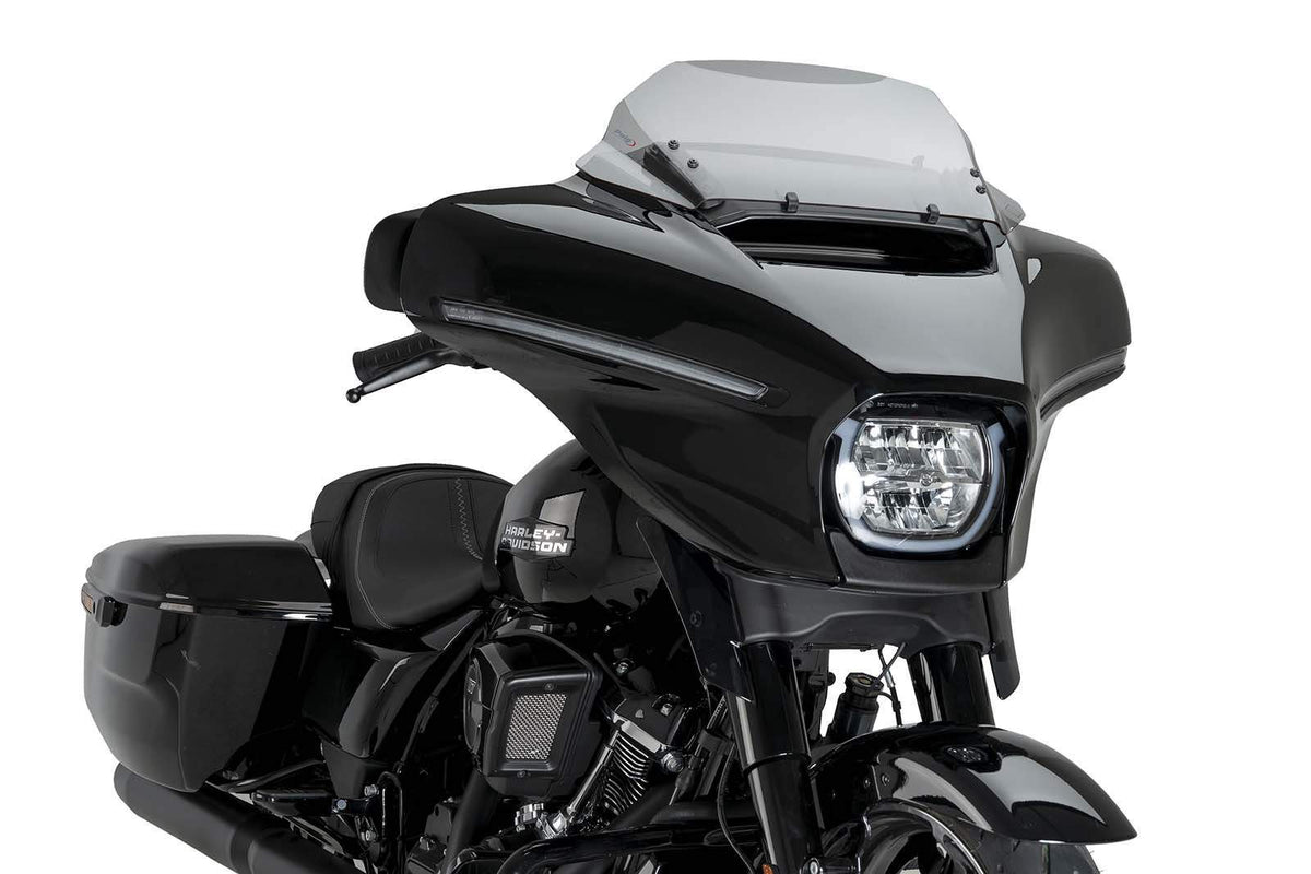 PUIG CUPOLINO HIGH-ROAD SPORT PER HARLEY D. STREET GLIDE FLHX 2024 FUME CHIARO