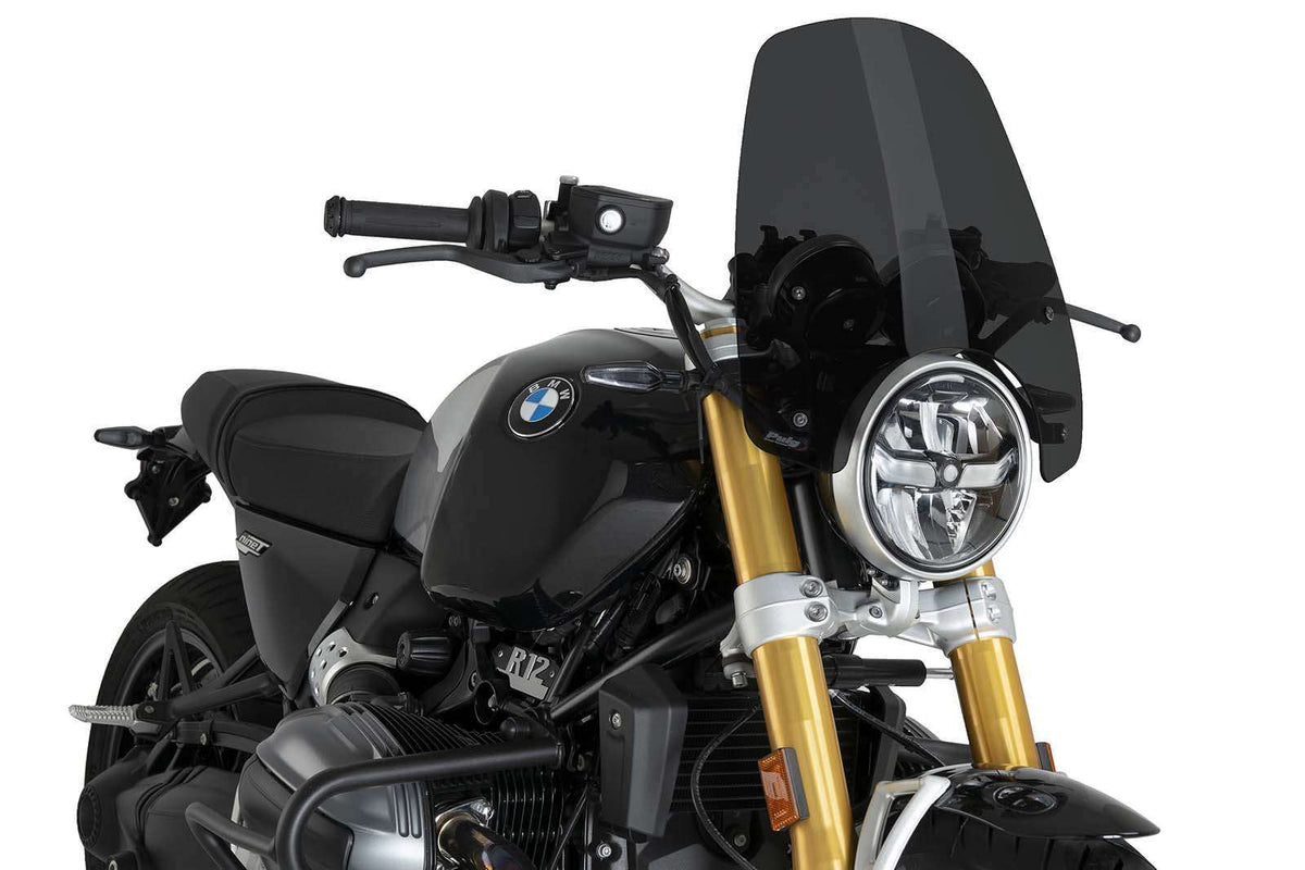 PUIG CUPOLINO NAKED N.G. TOURING PER BMW R12 NINE T 24-25 FUME SCURO