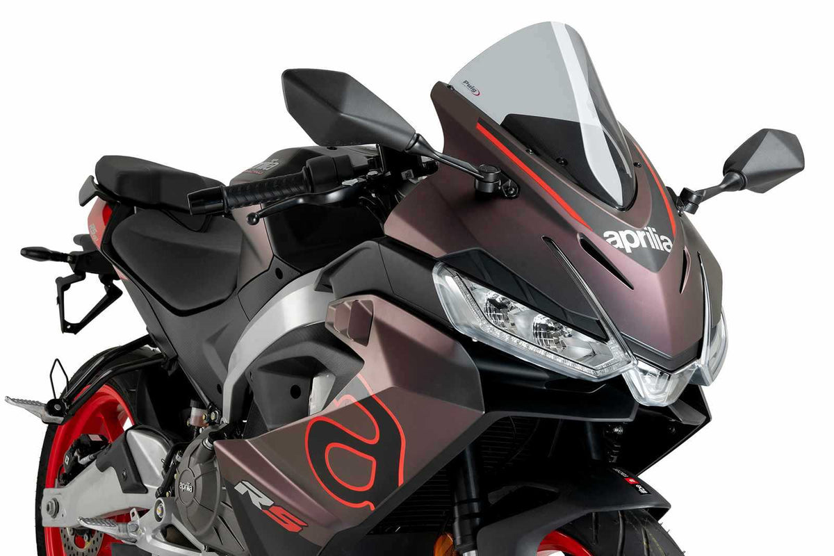 PUIG CUPOLINO R-RACER PER APRILIA RS 457 24-25 FUME CHIARO