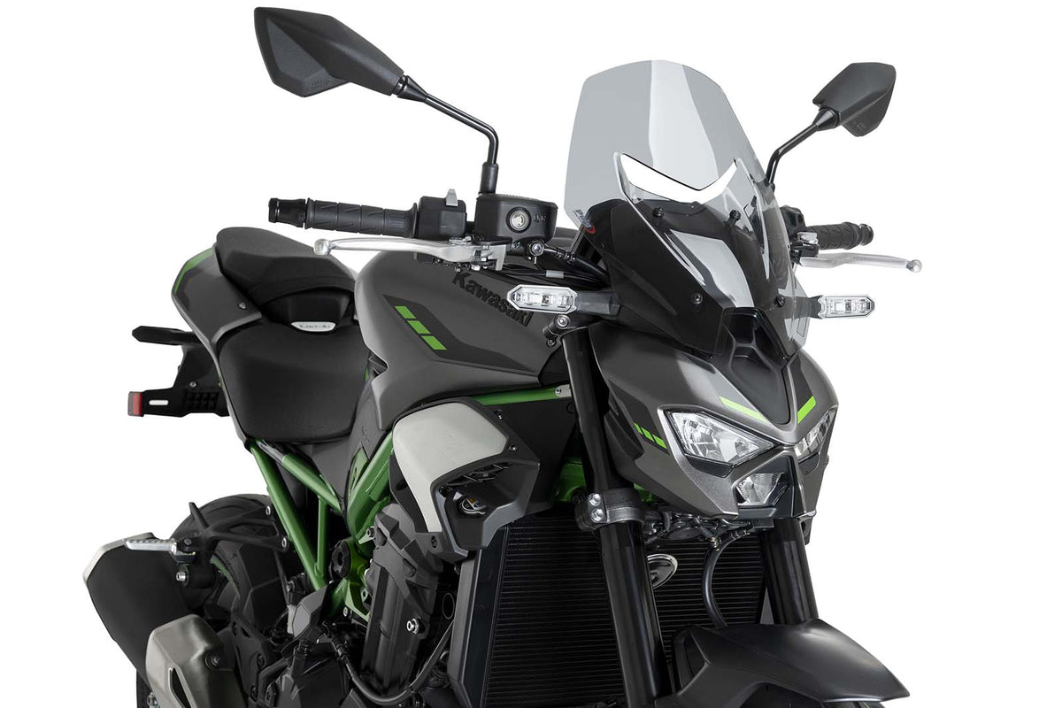 PUIG CUPOLINO NAKED N.G. TOURING PER KAWASAKI Z900 2025 FUME CHIARO