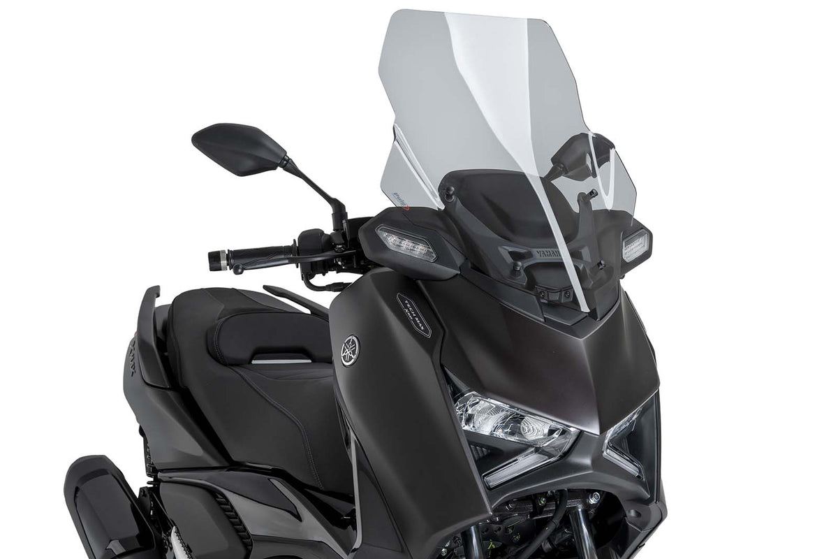 PUIG CUPOLINO V-TECH LINE TOURING PER YAMAHA X-MAX 125 MAX TECH 2025 FUME CHIARO