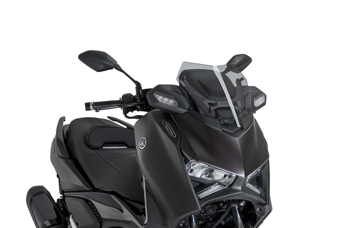 PUIG CUPOLINO V-TECH LINE SPORT PER YAMAHA X-MAX 125 MAX TECH 2025 FUME CHIARO