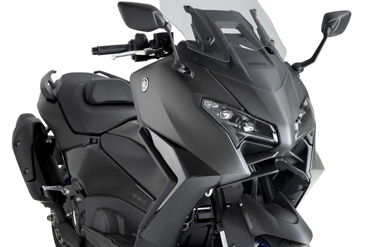 PUIG SPOILER ANTERIORE DOWNFORCE NAKED YAMAHA T-MAX 560 MAX TECH 2025 CARBON LOOK