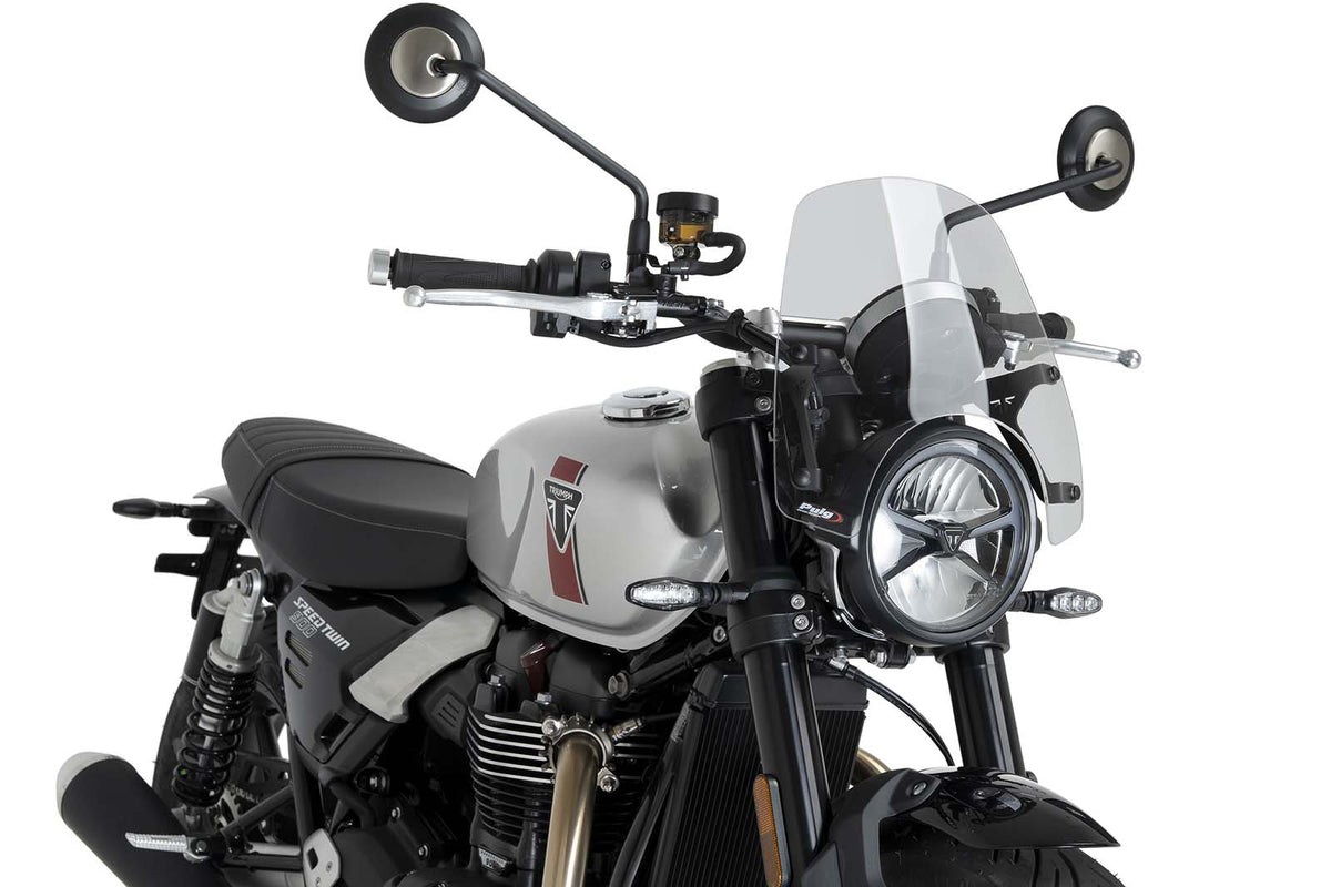 PUIG CUPOLINO NAKED N.G. SPORT PER TRIUMPH SPEED TWIN 1200 RS 2025 TRASPARENTE