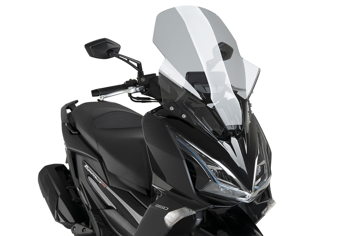 PUIG CUPOLINO V-TECH LINE TOURING PER KYMCO SUPERDINK 350 GT 2025 FUME CHIARO