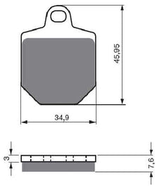 GOLDFREN PASTIGLIA FRENO SINT. S33 MONTA SU KTM 450 SMR 07-13-OFFERTA