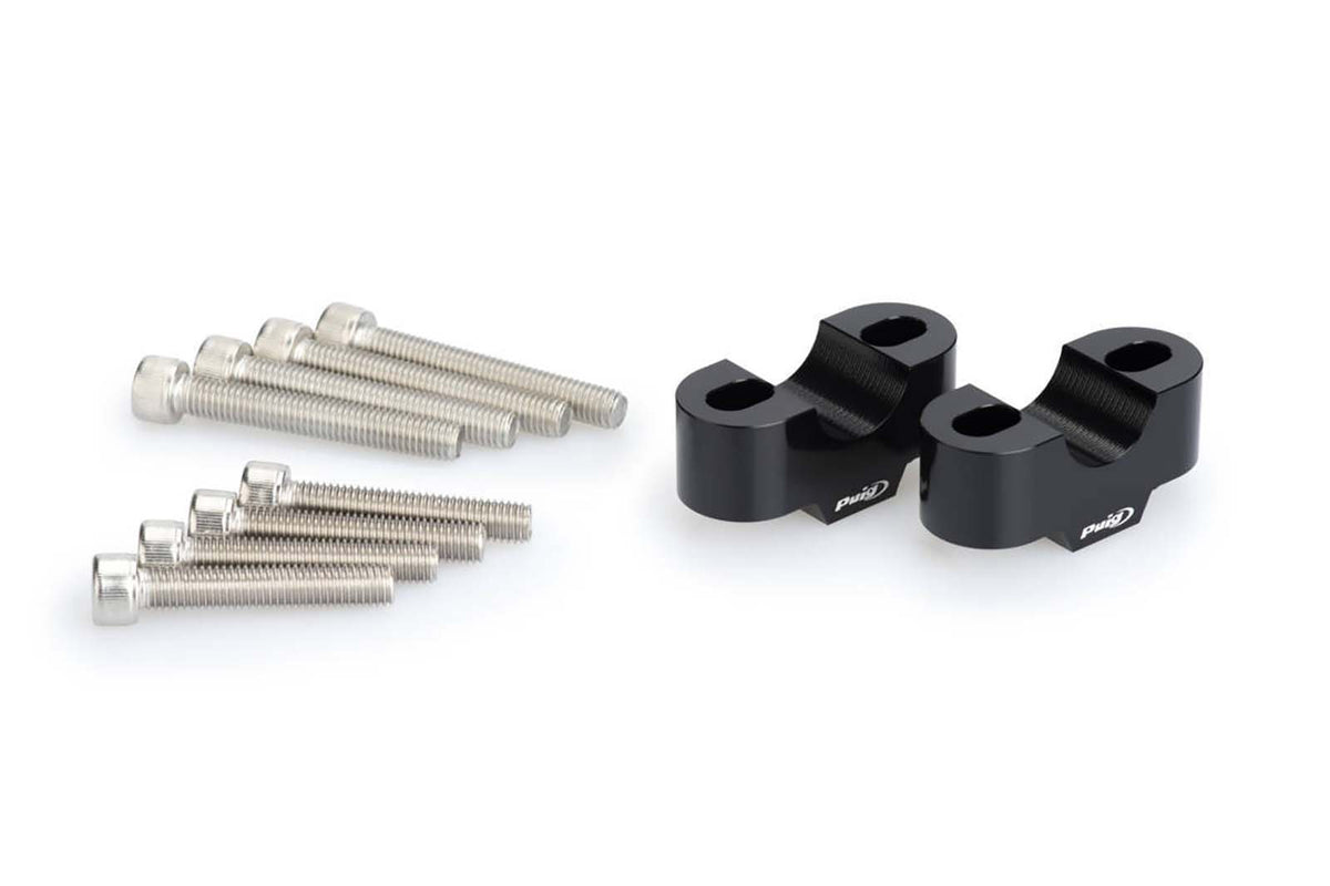 PUIG RISERS PER MANUBRI HONDA CL 500 23-25 NERO-3671N