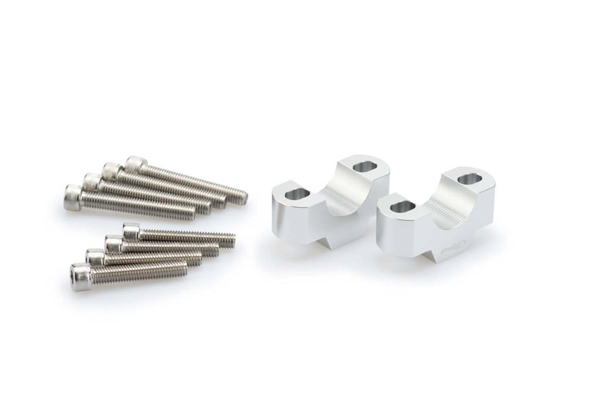 PUIG RISERS PER MANUBRI PER SUZUKI DL1050 V-STROM TECH 23-24 SILVER-3740P