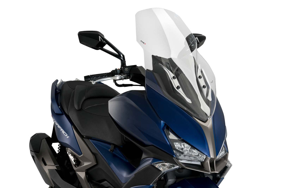 PUIG CUPOLINO V-TECH LINE TOURING PER KYMCO XCITING 400 S 22-25 TRASPARENTE