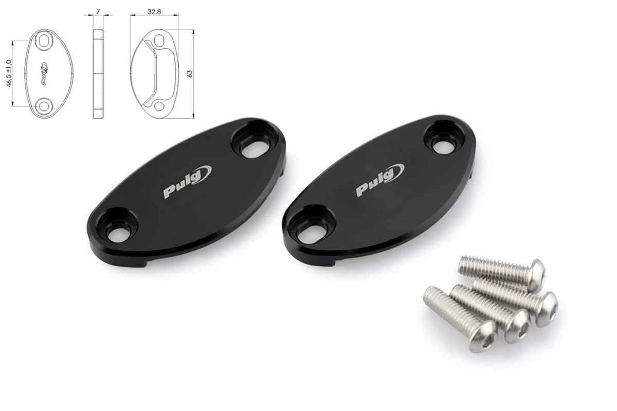 PUIG TAPPI FORO SPECCHIETTO PER KAWASAKI ZX-10RR 2019 NERO