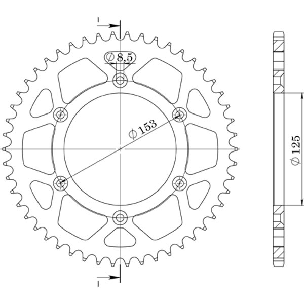 SGR CORONA S AL P520-D51 PER HONDA CRF RX 450 17/20