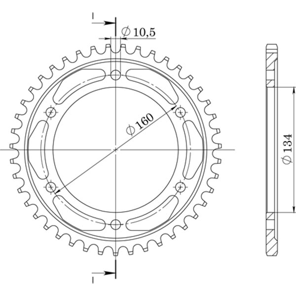 SGR CORONA S AL P530-D42 PER HONDA CBR RR FIREBLADE SP ABS/1000 12-16
