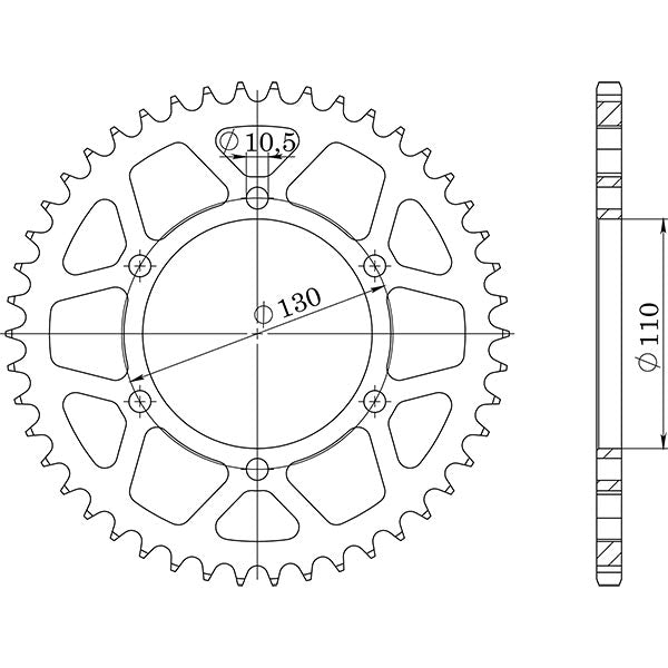 SGR CORONA S+2 AC P520-D45 YAMAHA YZF-R3 ABS 321 19-20