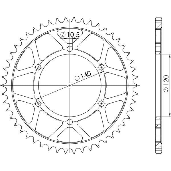 SGR CORONA S+2 AC P525-D46 PER SUZUKI GSX-R 750 98/99