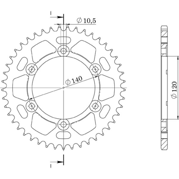 SGR CORONA S AL P530-D40 PER SUZUKI GSX R HAYABUSA 1300 99/07