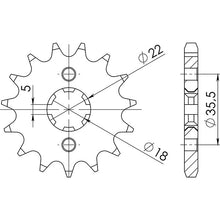 SGR PIGNONE S+2 AC P428-D14 YAMAHA TW/TW R-S 125 98-06