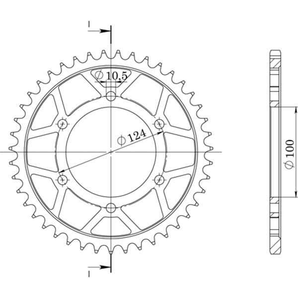 SGR CORONA S AL P525-D43 PER DUCATI ST4 916 99/03