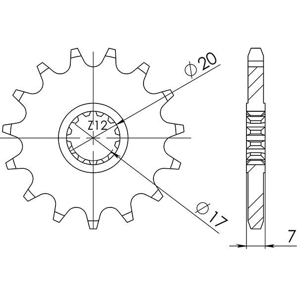 SGR PIGNONE S AC P420-D11 BETA RR ENDURO AM6 FE E2 50 05/06