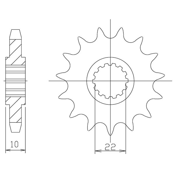 SGR PIGNONE S AC P520-D13 TM MX F CROSS 4T 450 05/09