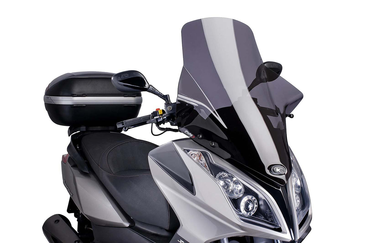 PUIG CUPOLINO V-TECH LINE TOURING PER KYMCO SUPERDINK 125i 09-14 FUME SCURO