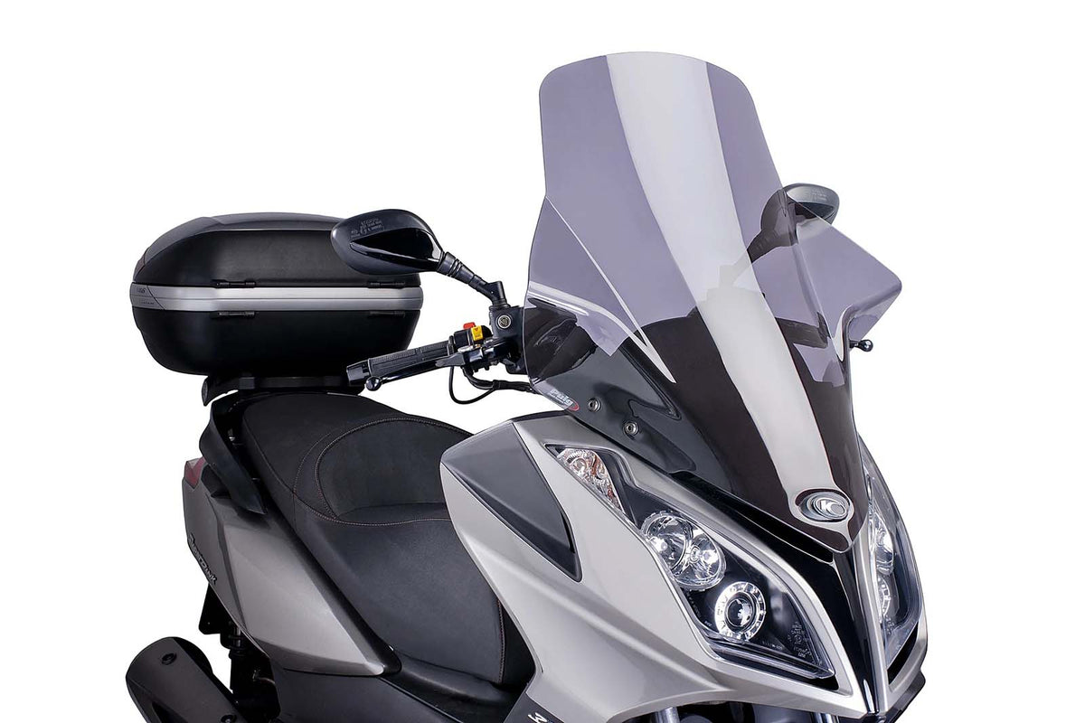 PUIG CUPOLINO V-TECH LINE TOURING PER KYMCO SUPERDINK 300I 09-17 FUME CHIARO