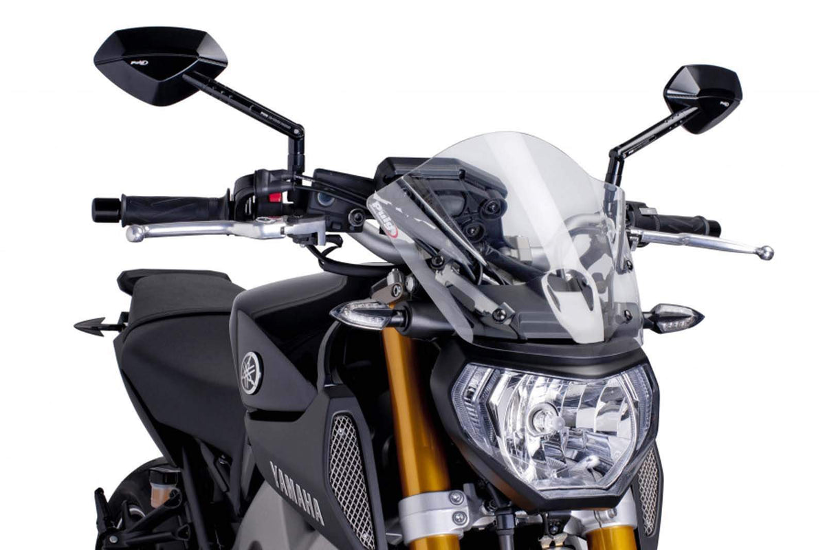 PUIG CUPOLINO NAKED N.G. SPORT PER YAMAHA MT-09 STREET RALLY 13-16 TRASPARENTE