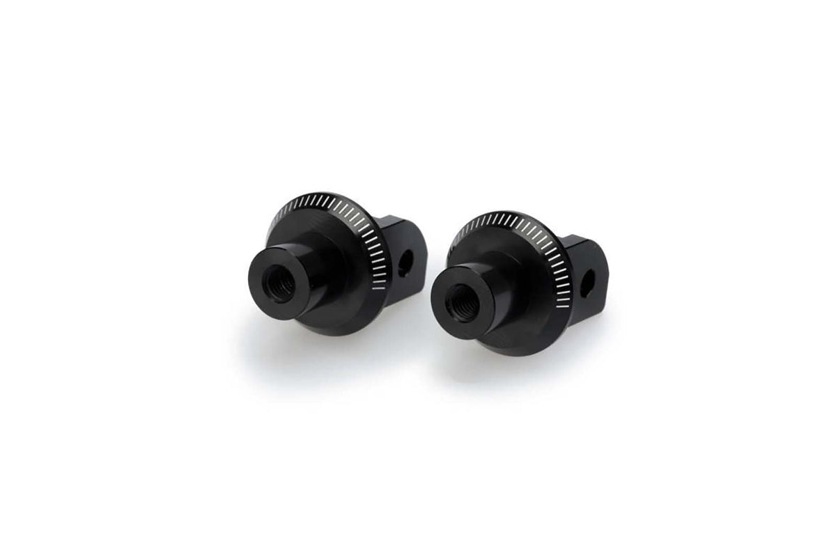 PUIG ADATTATORI POGG. FISSI CONDUCENTE E PASSEGGERO DUCATI STREETFIGHTER V4 25-26 NERO