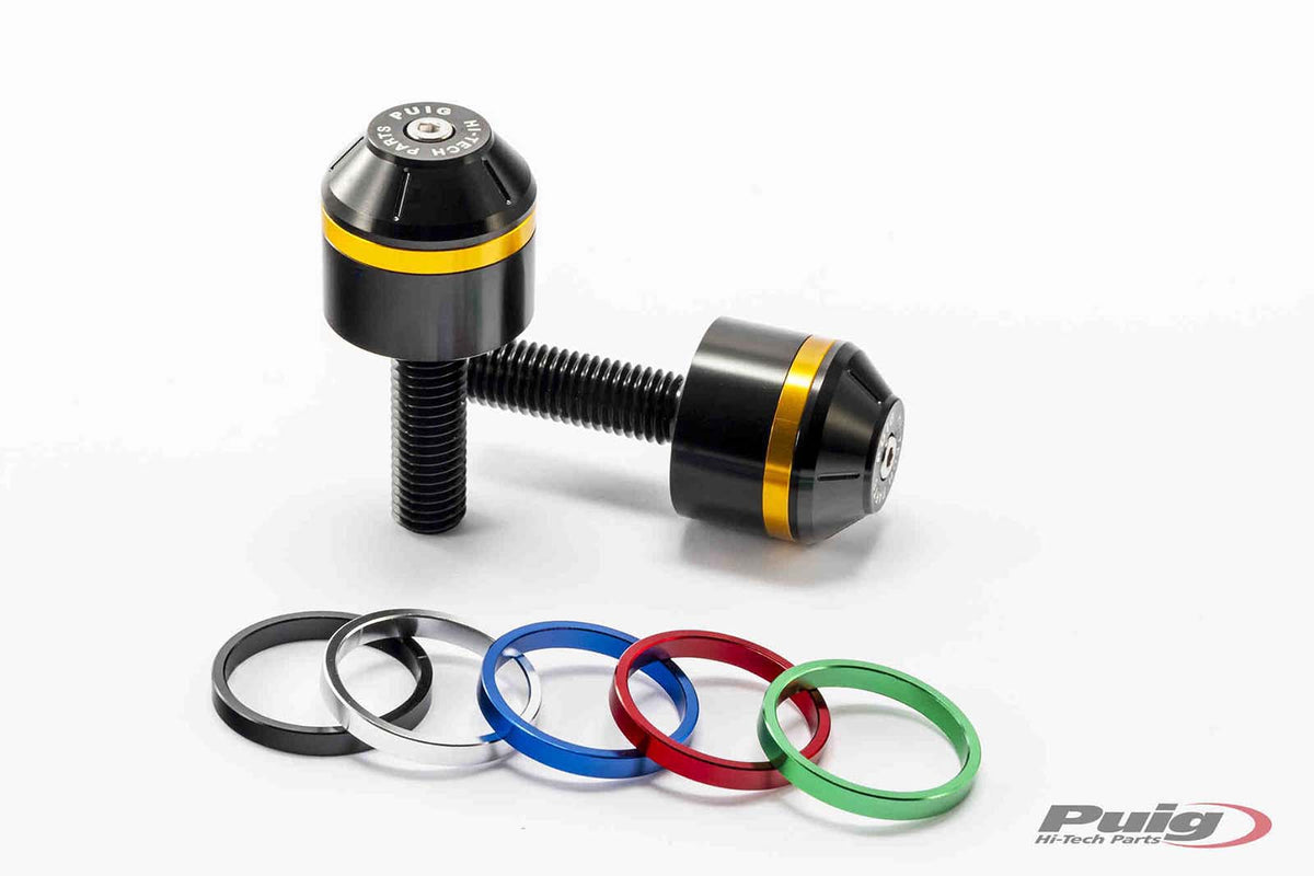 PUIG BILANCIERI MOD. CORTO CON ANELLI PER BMW S1000 R 17-20 NERO