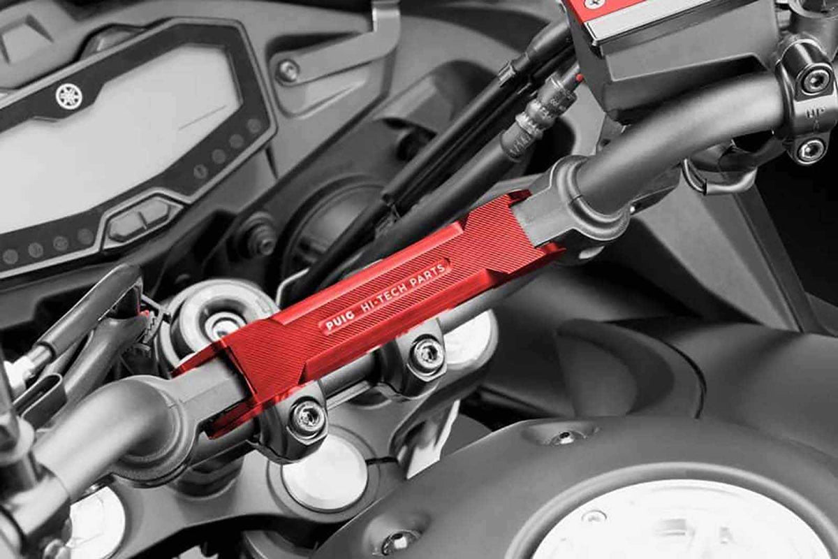 PUIG RINFORZO MANUBRIO PER YAMAHA TRACER 700 2018 ROSSO