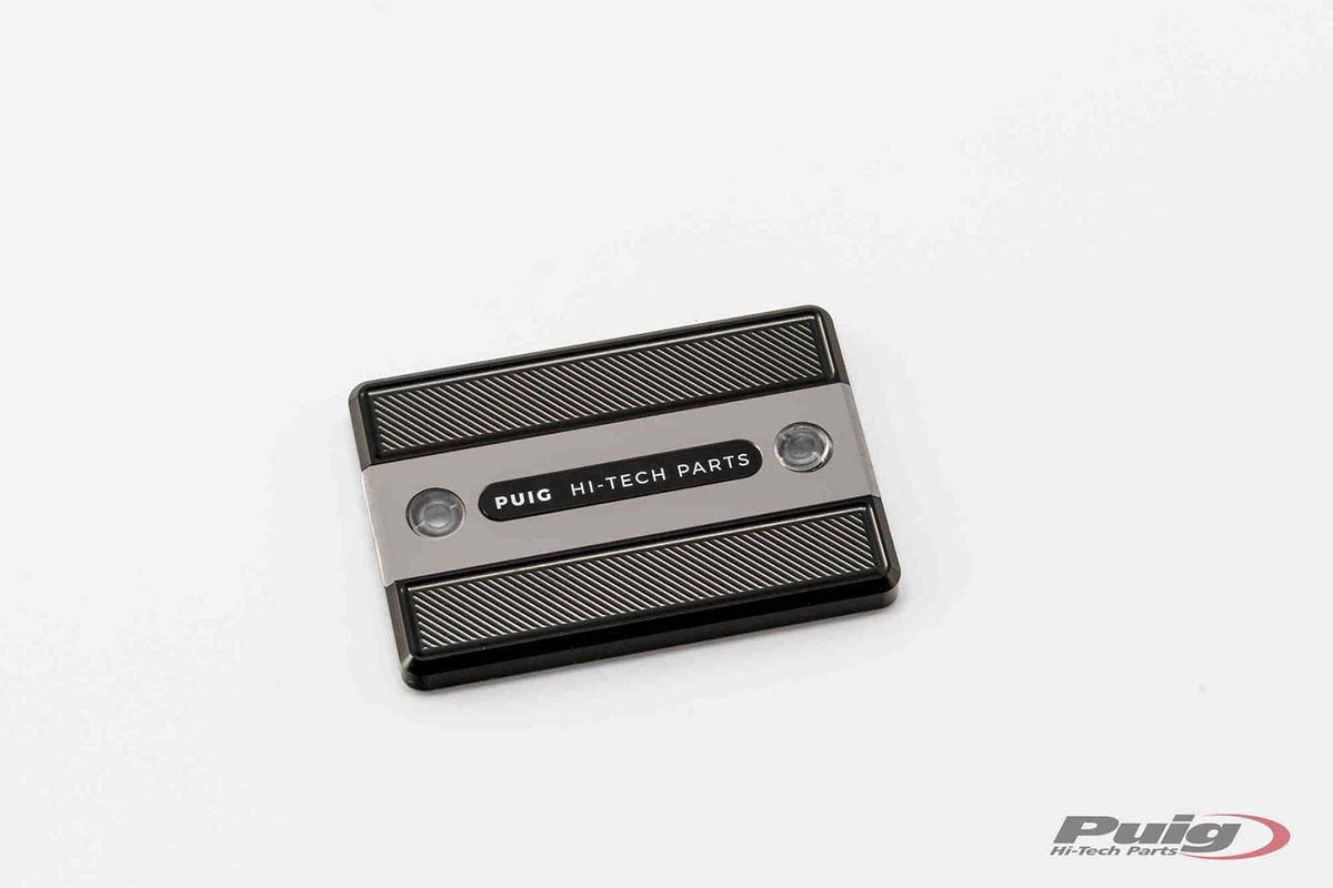 PUIG TAPPO SERBATOIO ANTERIORE PER FLUIDO FRENO PER YAMAHA MT-09 13-16 SILVER