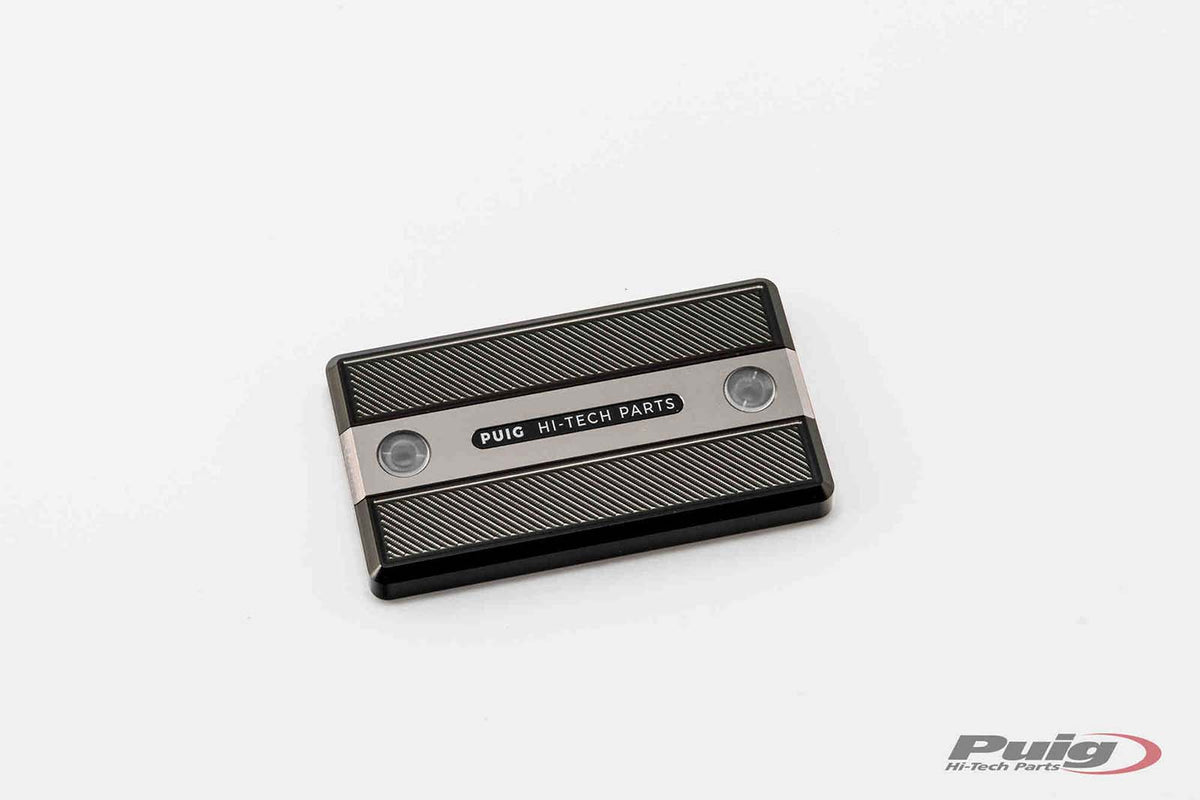 PUIG TAPPO SERBATOIO ANTERIORE PER FLUIDO FRENO PER SUZUKI SV650 99-02 SILVER