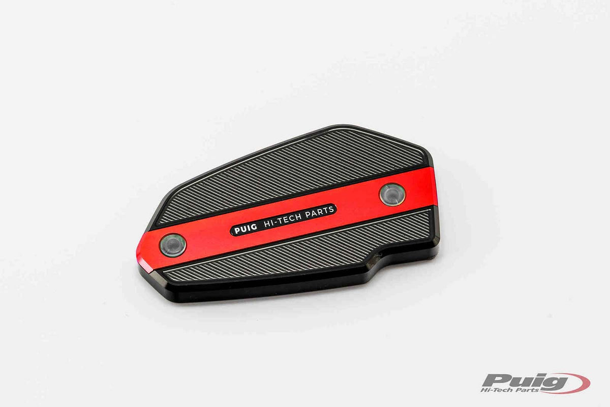 PUIG TAPPO SERBATOIO ANTERIORE PER FLUIDO FRENO PER KAWASAKI ER-6N 12-16 ROSSO