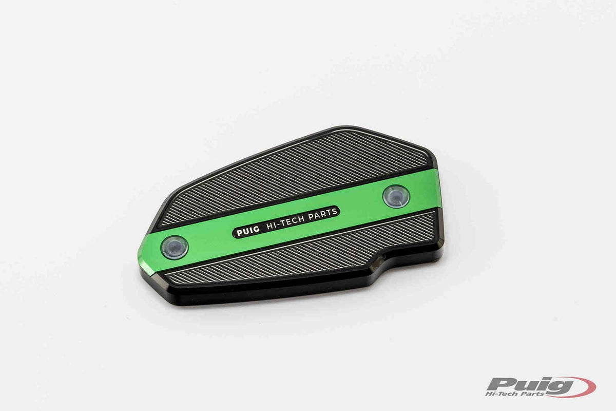 PUIG TAPPO SERBATOIO ANTERIORE PER FLUIDO FRENO PER KAWASAKI VERSYS 650 GRAND TOURER 15-20 VERDE