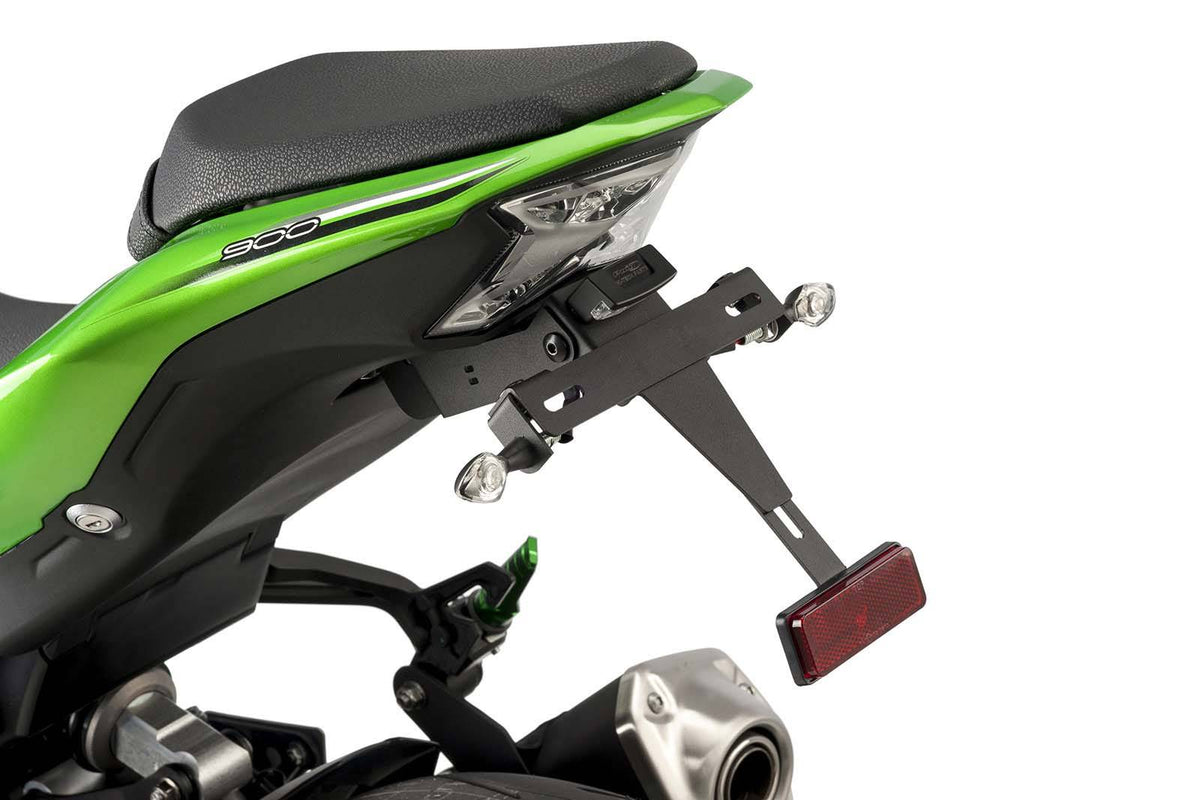 PUIG PORTATARGA PER KAWASAKI Z900 2022 NERO-OFFERTA