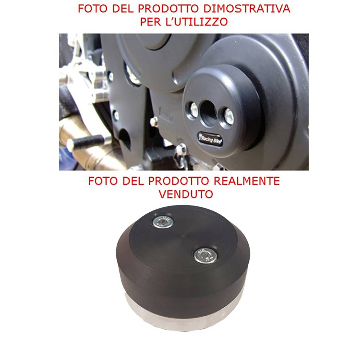 RACINGBIKE COVER PICK-UP LATO DESTRO PER HONDA CB600 F HORNET 98-99 NERO