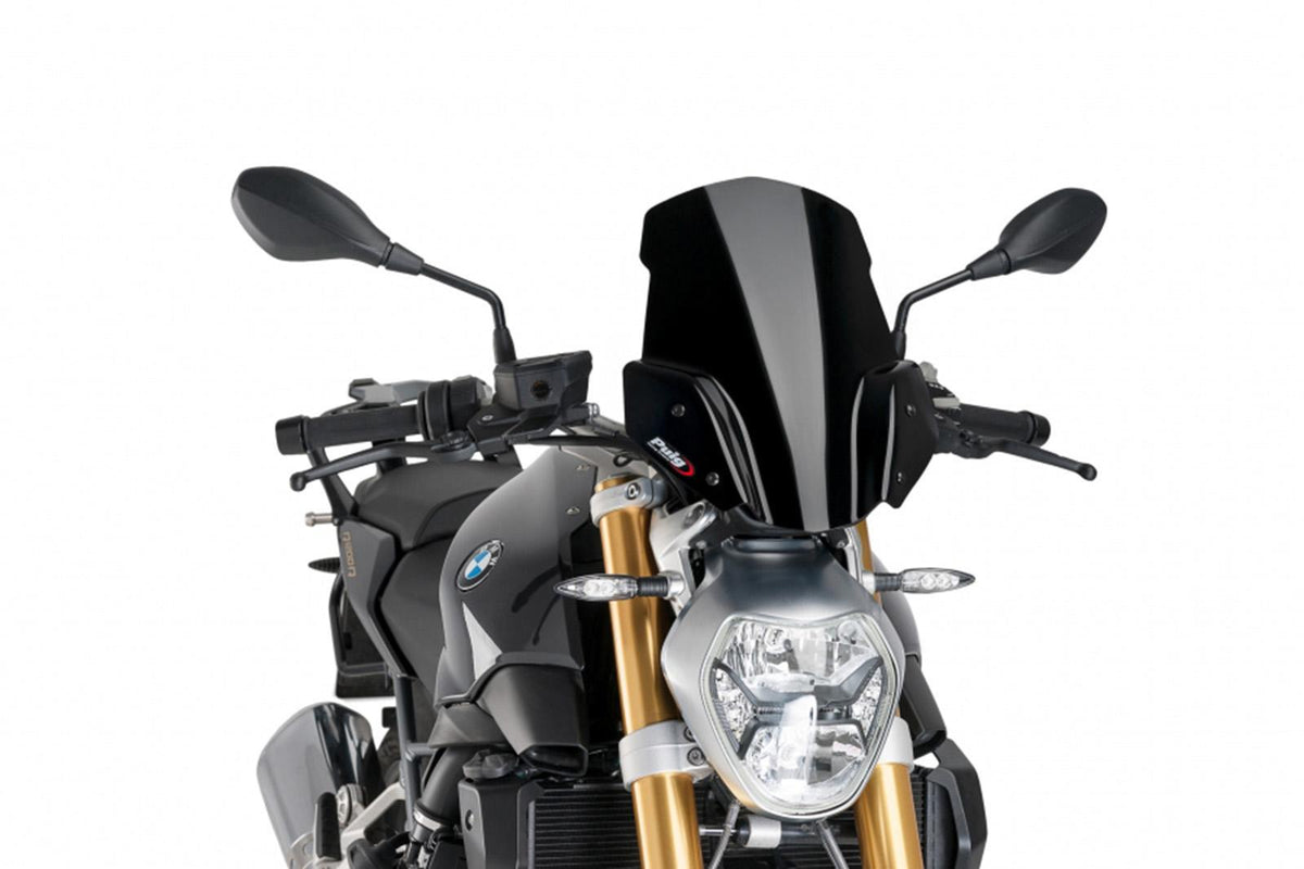 PUIG CUPOLINO NAKED N.G. SPORT-SUPP.ORIG. PER BMW R1200 R 15-16 NERO