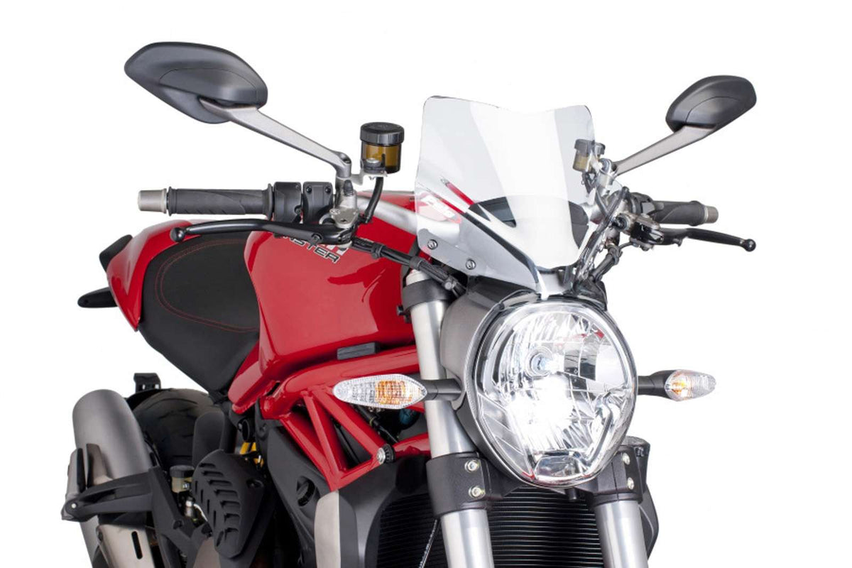 PUIG CUPOLINO NAKED N.G. SPORT PER DUCATI MONSTER 821 14-16 TRASPARENTE
