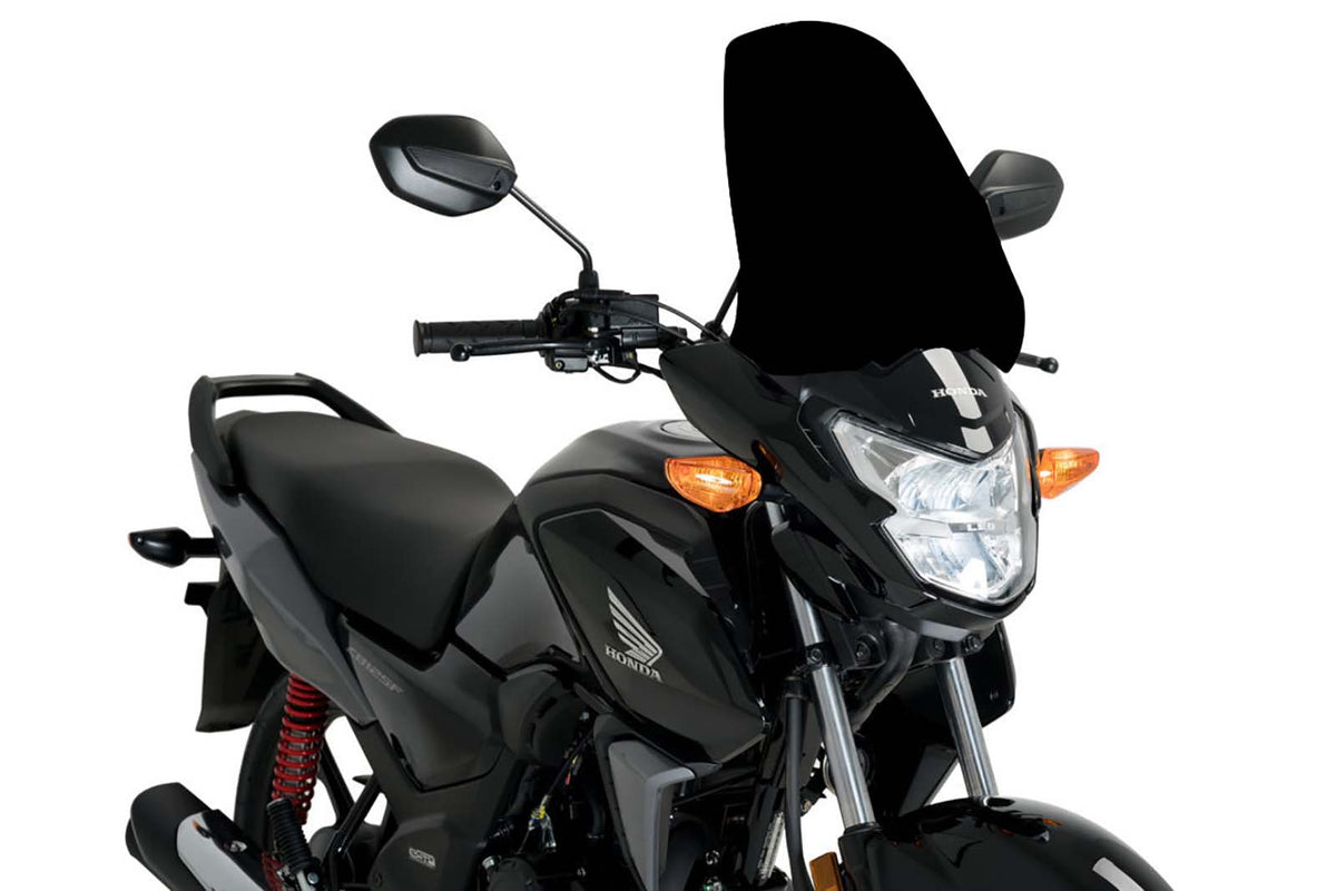 PUIG CUPOLINO NAKED N.G. SPORT PER HONDA CB125F 15-16 NERO