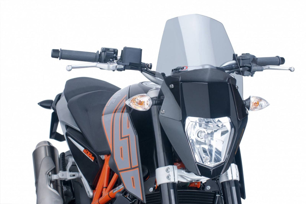 PUIG CUPOLINO NAKED N.G. SPORT KTM 690 DUKE R 13-15 FUME CHIARO