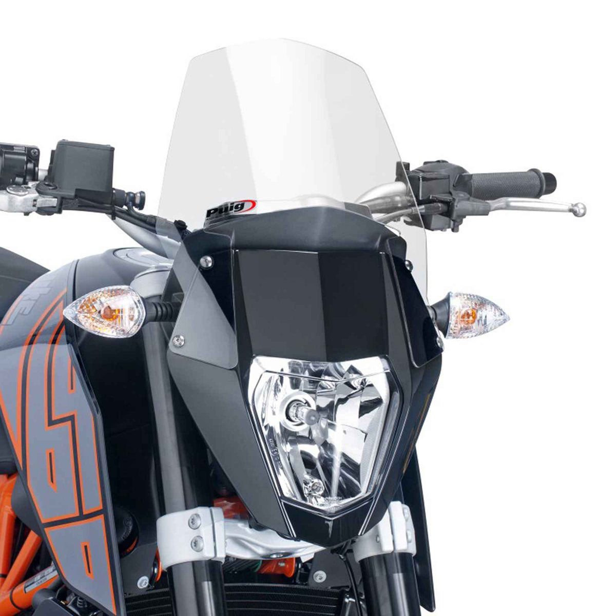 PUIG CUPOLINO NAKED N.G. SPORT KTM 690 DUKE 14-15 TRASPARENTE