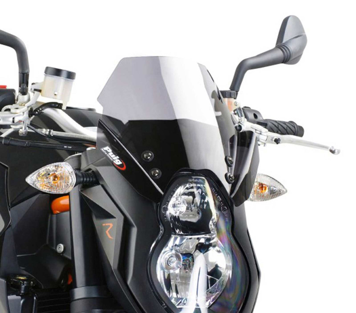 PUIG CUPOLINO NAKED N.G. SPORT PER KTM 990 SUPERDUKE R 09-13 FUME CHIARO