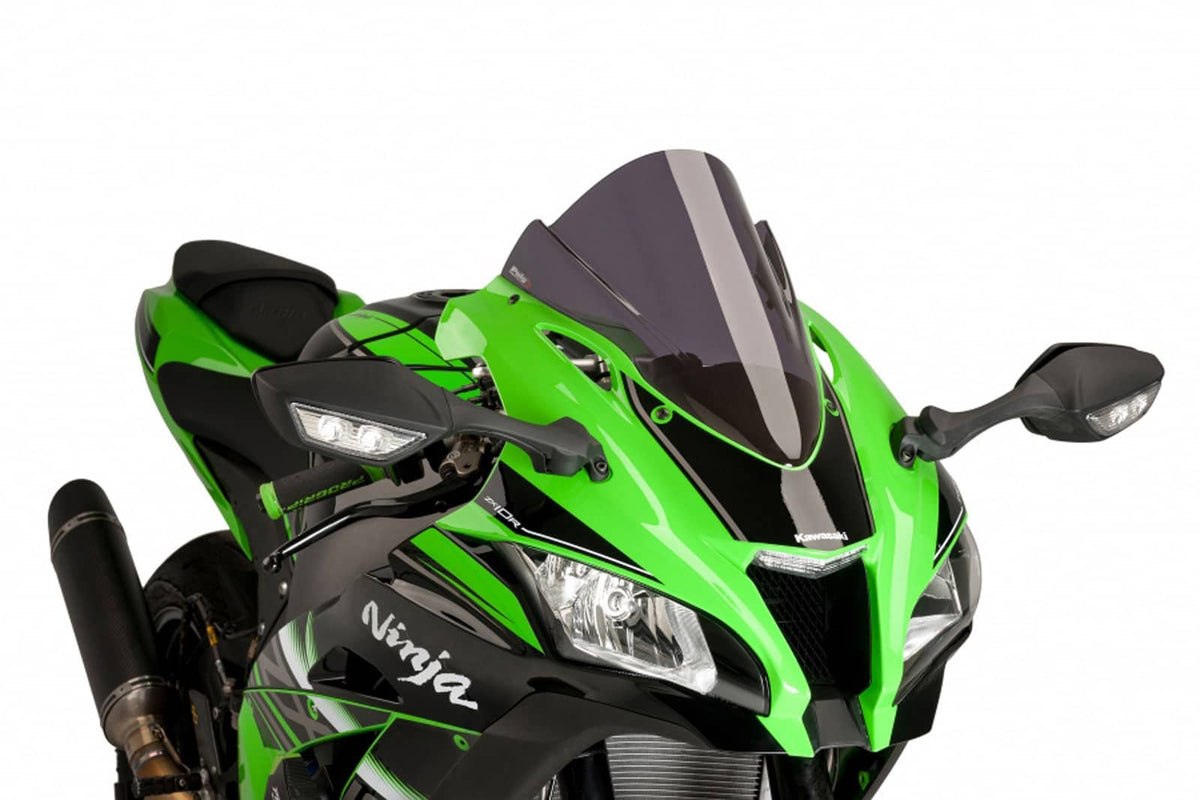 PUIG CUPOLINO Z-RACING PER KAWASAKI ZX-10R NINJA PERFORMANCE 16-18 FUME SCURO