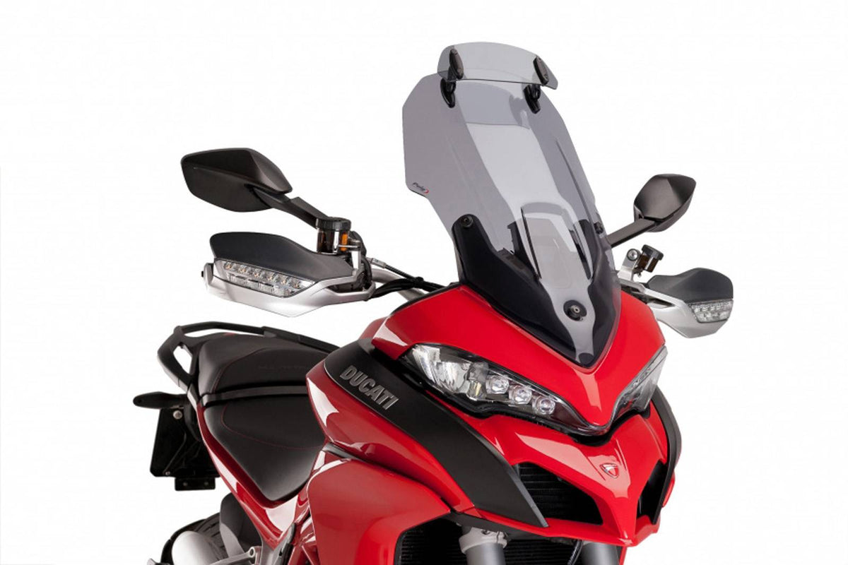 PUIG CUPOLINO TOURING -VISIERA PER DUCATI MULTISTRADA 1200/S 15-17 FUME CHIARO