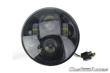 CUSTOM ACCES FARO A LED OVNI PER INDIAN SCOUT BOBBER 18-24 NERO